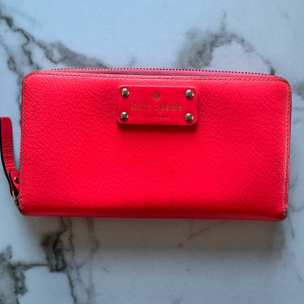 Kate Spade Bright Pink Wallet